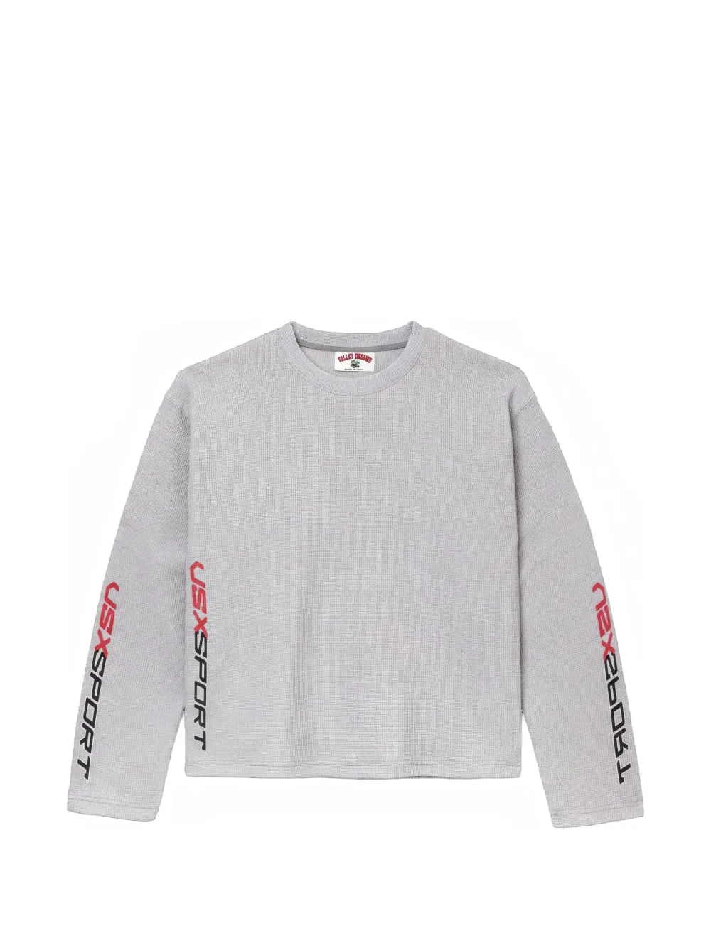 Vale Vsx logo-print thermal sweatshirt - Grigio