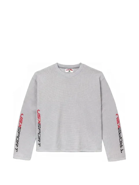 Vale Vsx logo-print thermal sweatshirt
