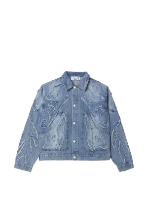 GOSHA RUBCHINSKIY straight-fit Denim Jacket | Blue | FARFETCH IN