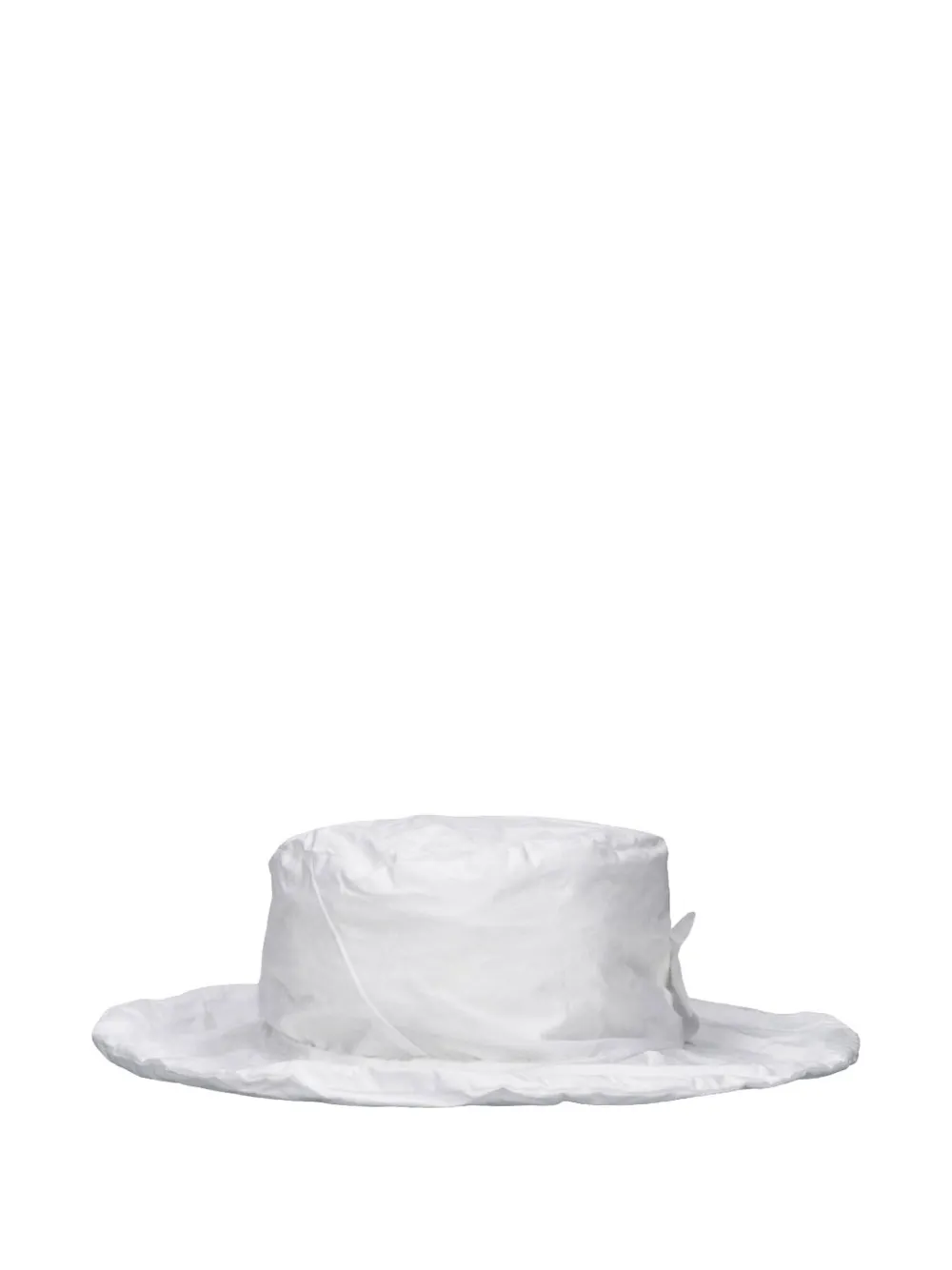  Scha Floral-appliqué Hat - White 