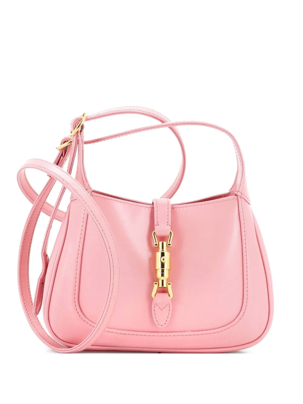 Gucci Pre-Owned Jackie 1961 Leather Mini hobo bag - Rosa