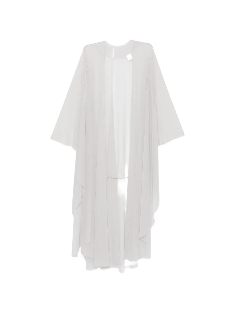 Norma Kamali long-sleeves cape - Grau