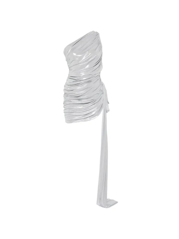 norma kamali diana ruched mini dress Diana ruched minidress in brown - Norma Kamali