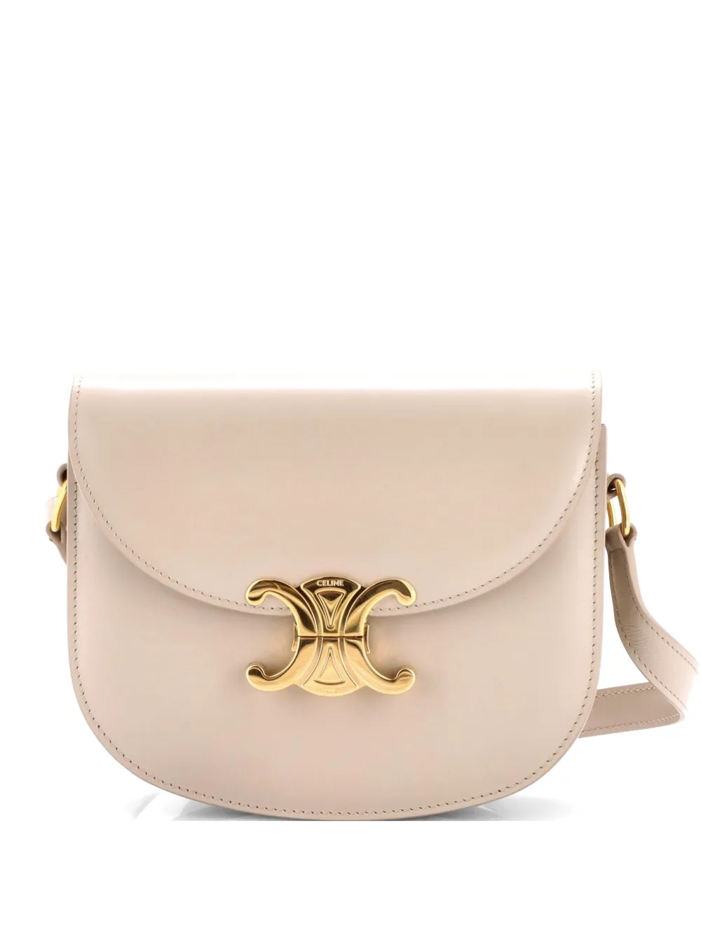 Celine Pre-Owned Triomphe Besace Clea Flap Bag Leather shoulder bag - Toni neutri