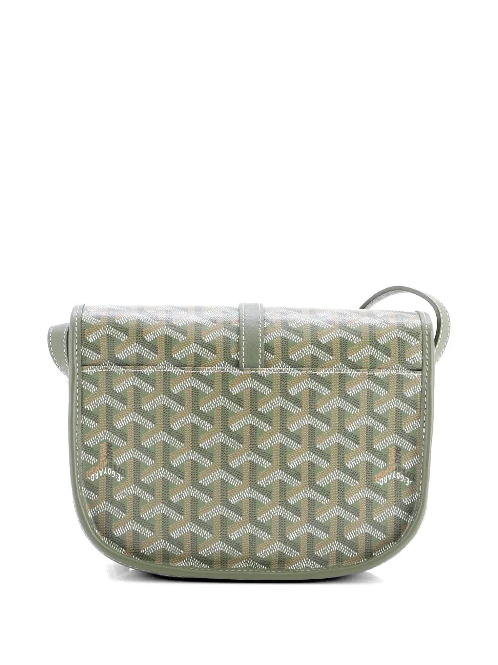  Goyard Pre-owned Belvedere Ii Messenger Bag Coated Canvas Pm Crossbody Bag - Green 