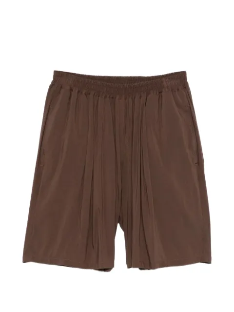 MARSEM pleated elasticated-waist shorts