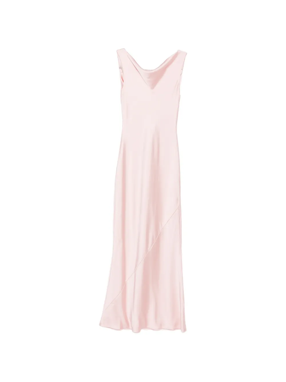 Norma Kamali cowl-neck maxi dress - Rosa