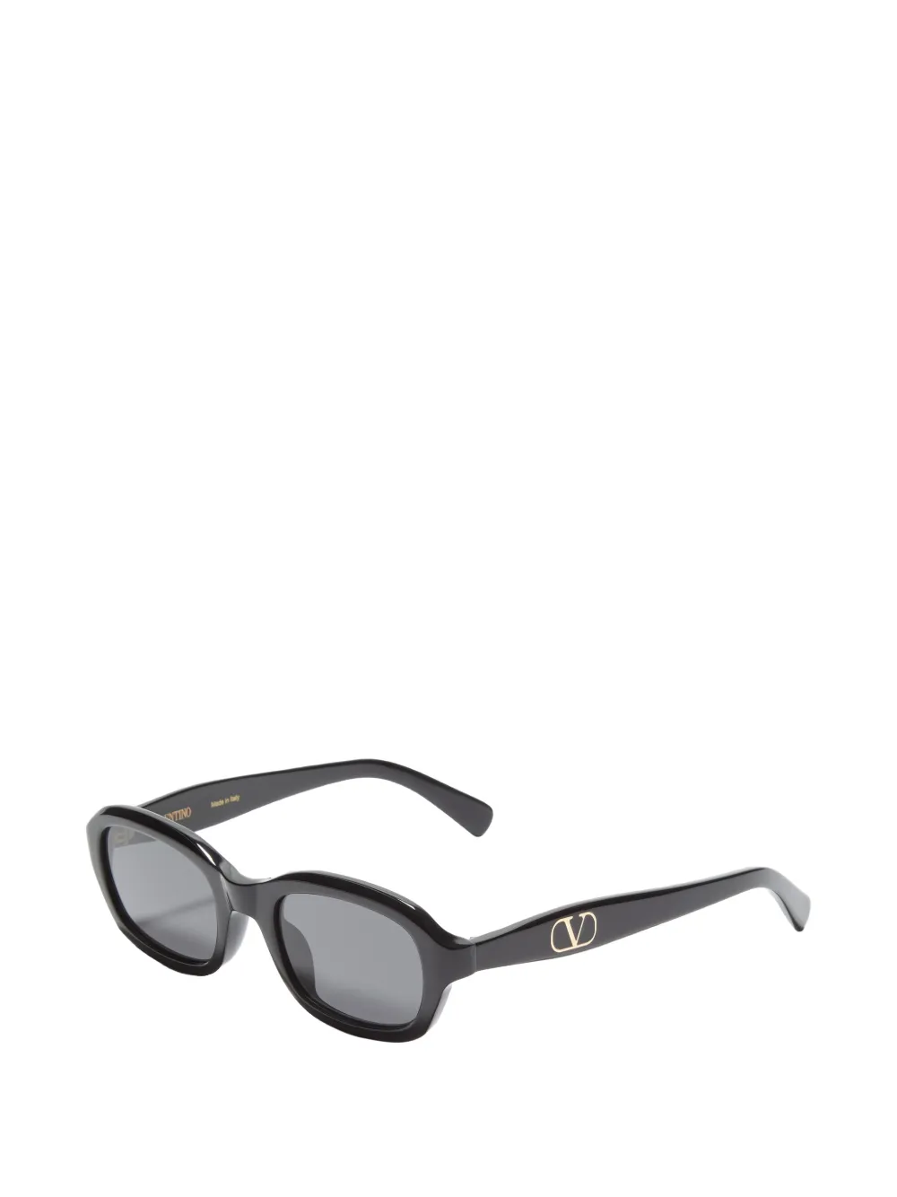 VALENTINO GARAVANI EYEWEAR Acetaat bril met rechthoekig montuur Zwart
