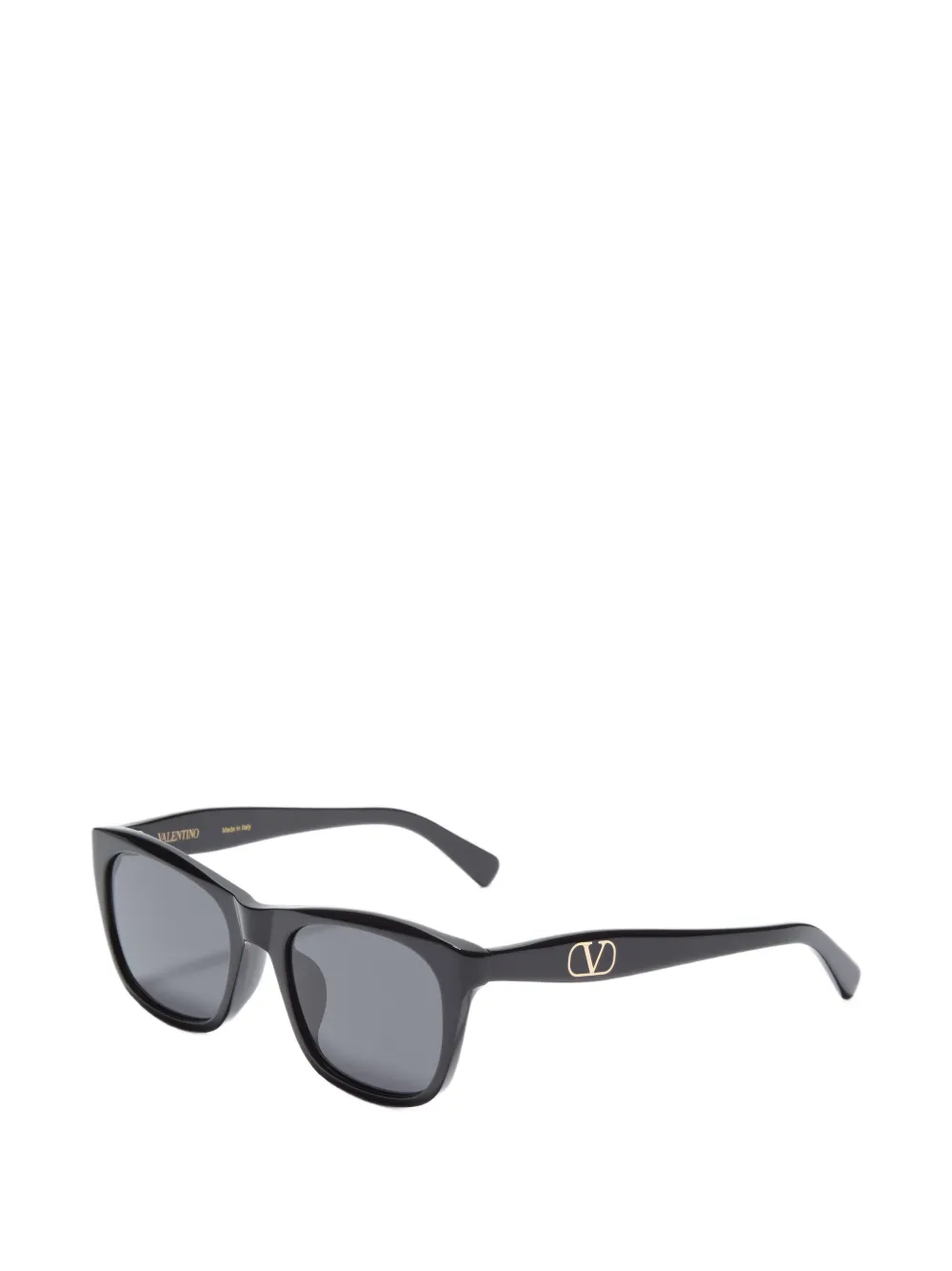 VALENTINO GARAVANI EYEWEAR Acetaat bril met rechthoekig montuur Zwart