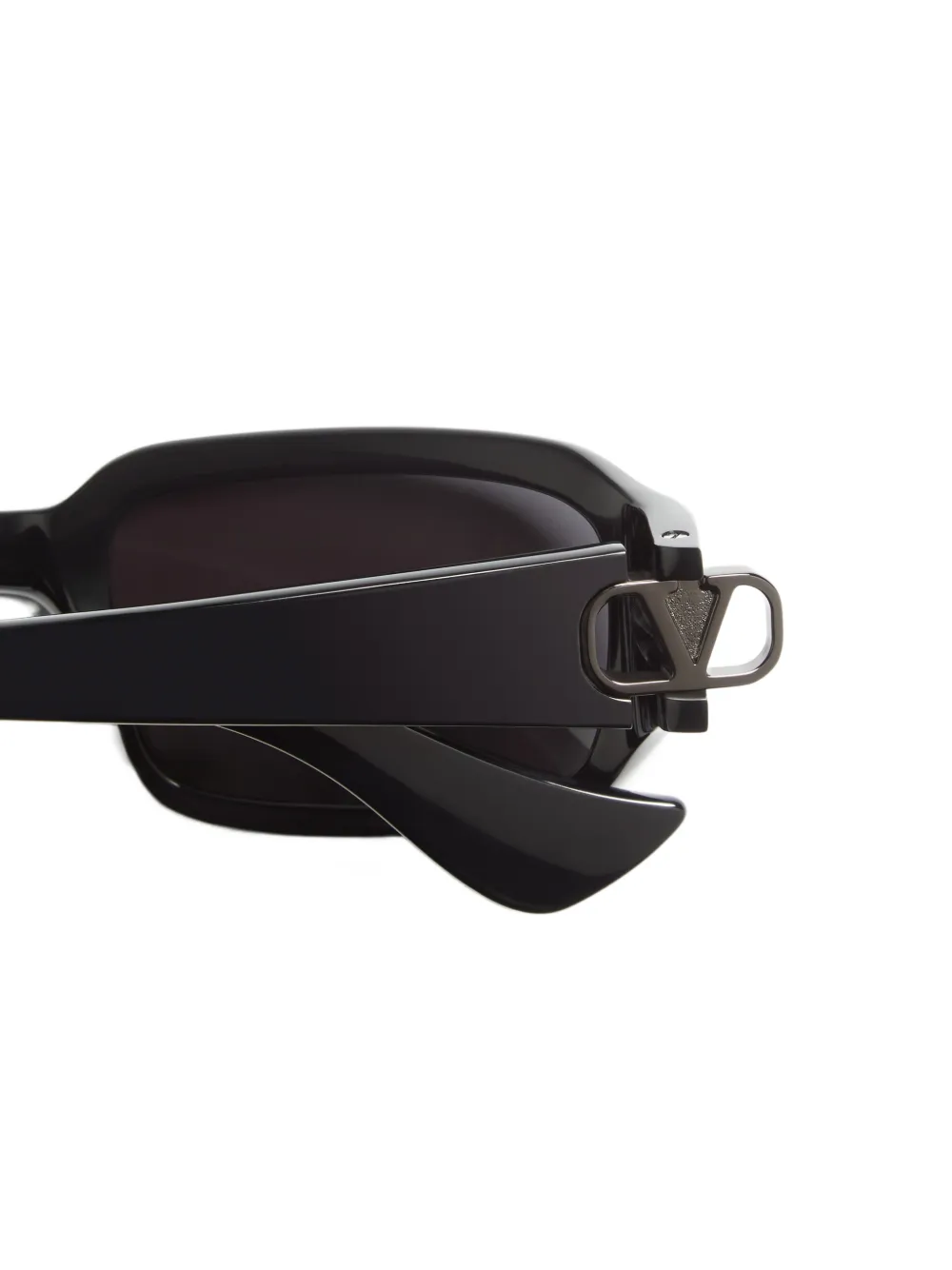 VALENTINO GARAVANI EYEWEAR Acetaat bril met rechthoekig montuur Zwart
