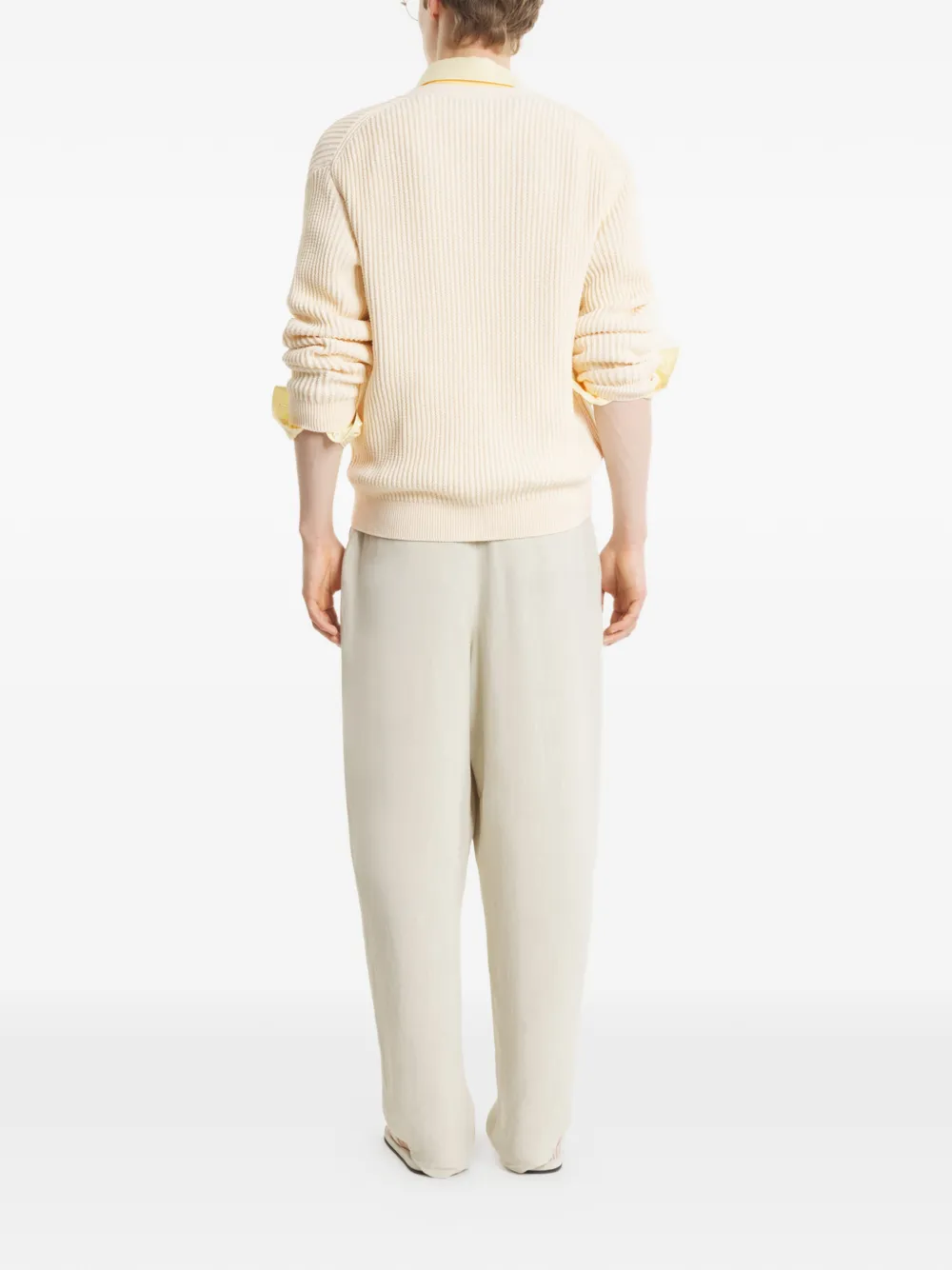 Maison Kitsuné Vest met voskop Beige