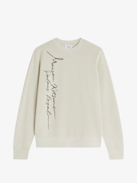 Maison Kitsuné sudadera Poetic Script