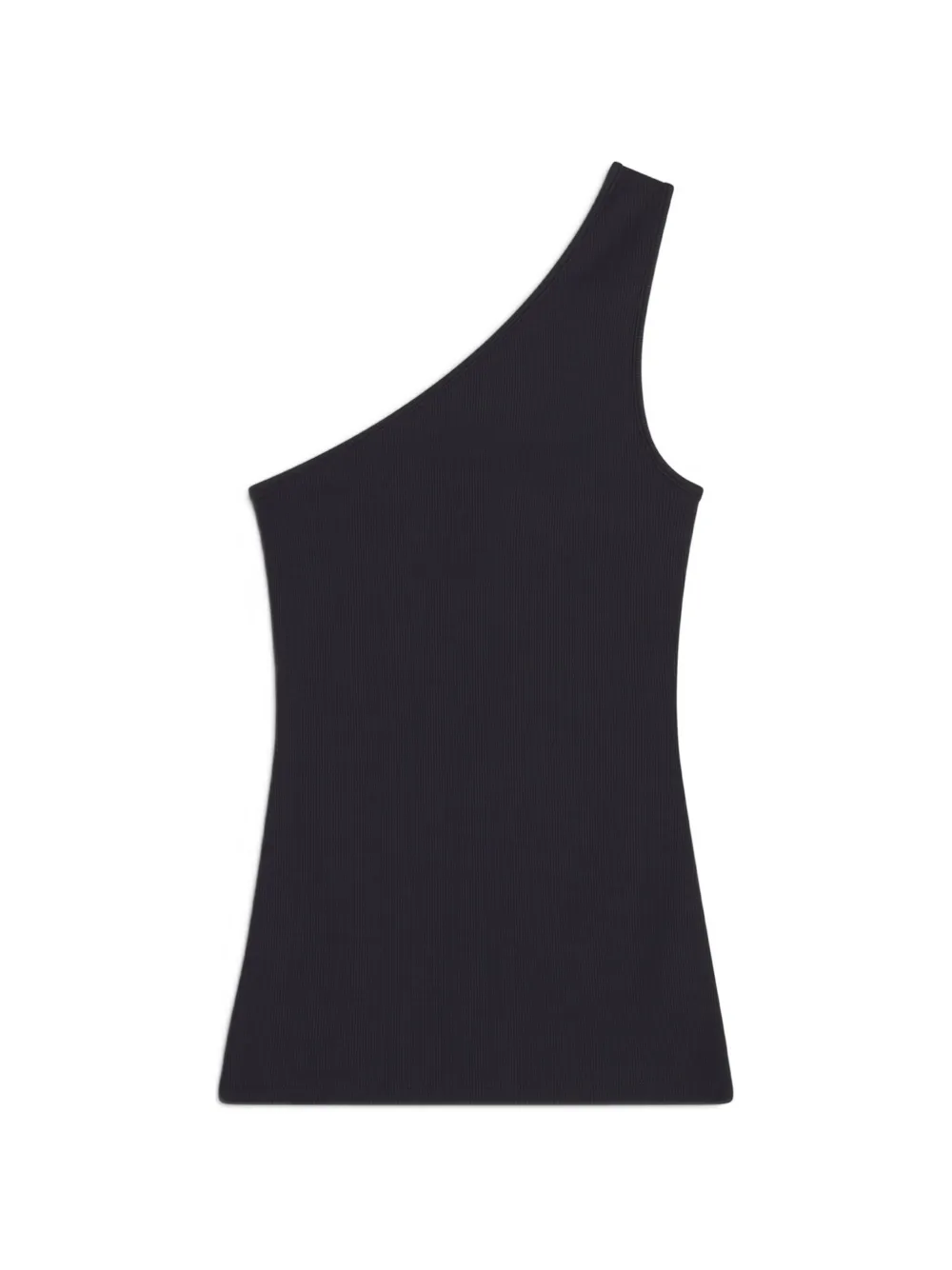 Maison Kitsuné one-shoulder top - Nero