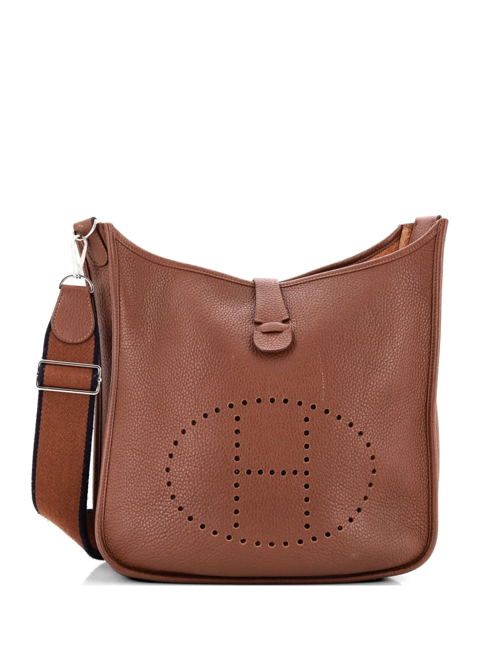 Hermès Pre-Owned Evelyne Bag Gen III Clemence GM crossbody bag - Marrone