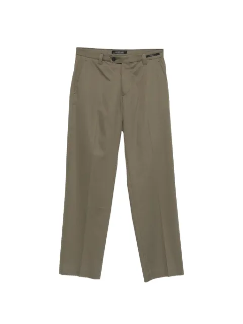 michael coal pressed-crease trousers