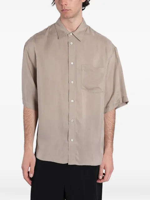 Grifoni short-sleeve chest-pocket shirt