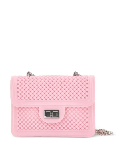 Monnalisa bolsa de hombro con detalle de mostacillas