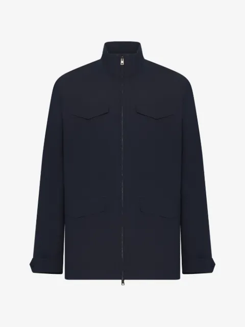 Herno high-neck multi-pocket jacket
