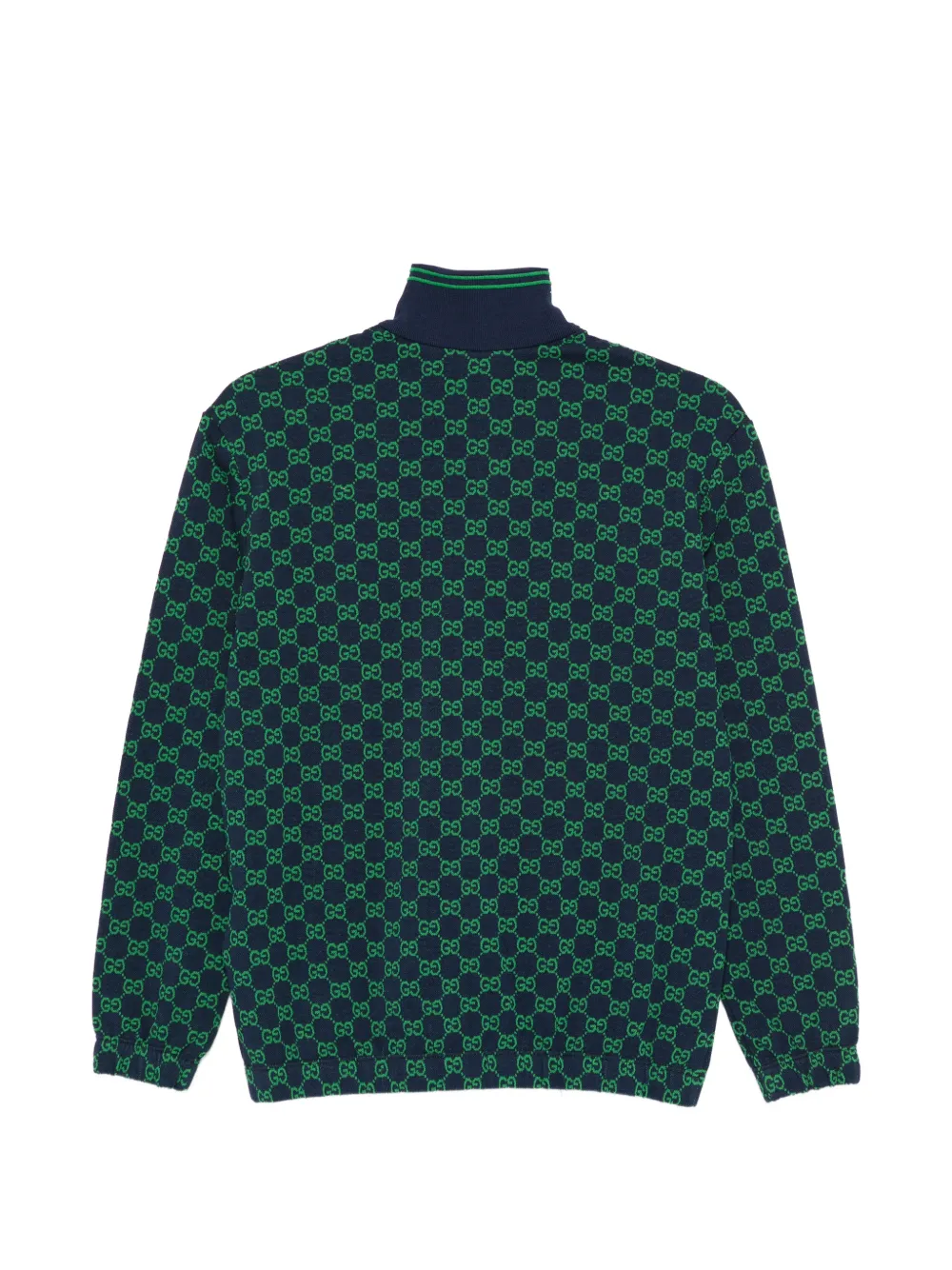 Gucci Kids GG katoenen piqué jack Blauw