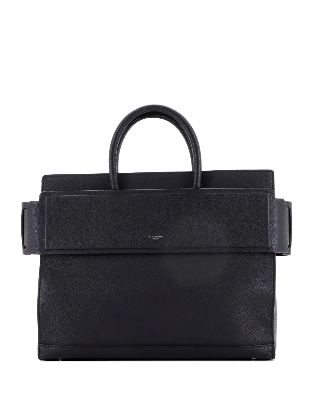 Givenchy Pre-Owned Horizon Satchel Leather Medium tote bag - Nero