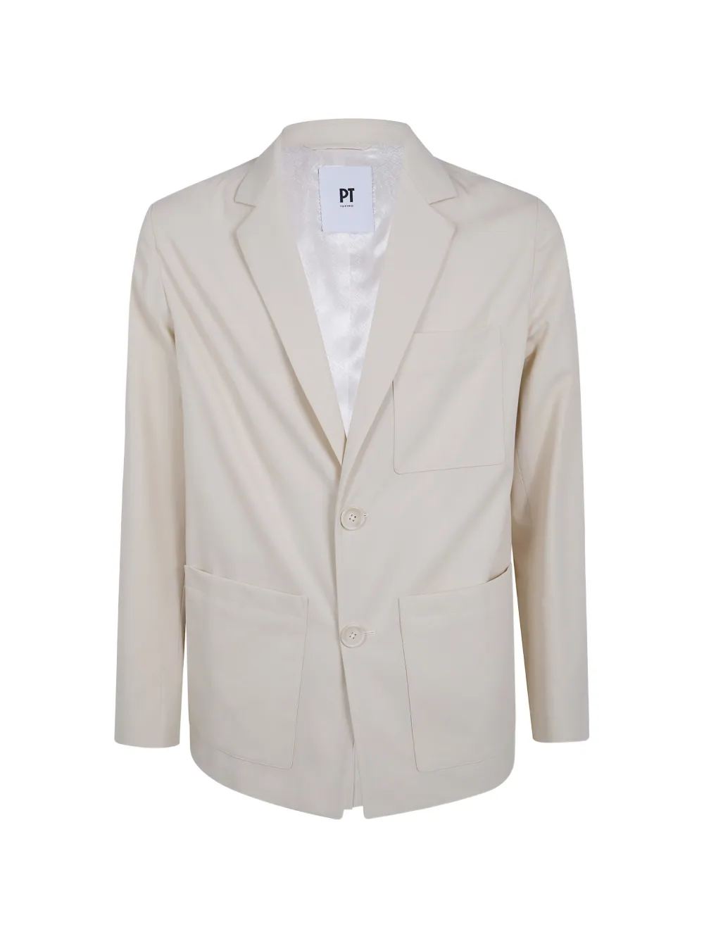 Pt Torino Patch-pocket Blazer In White