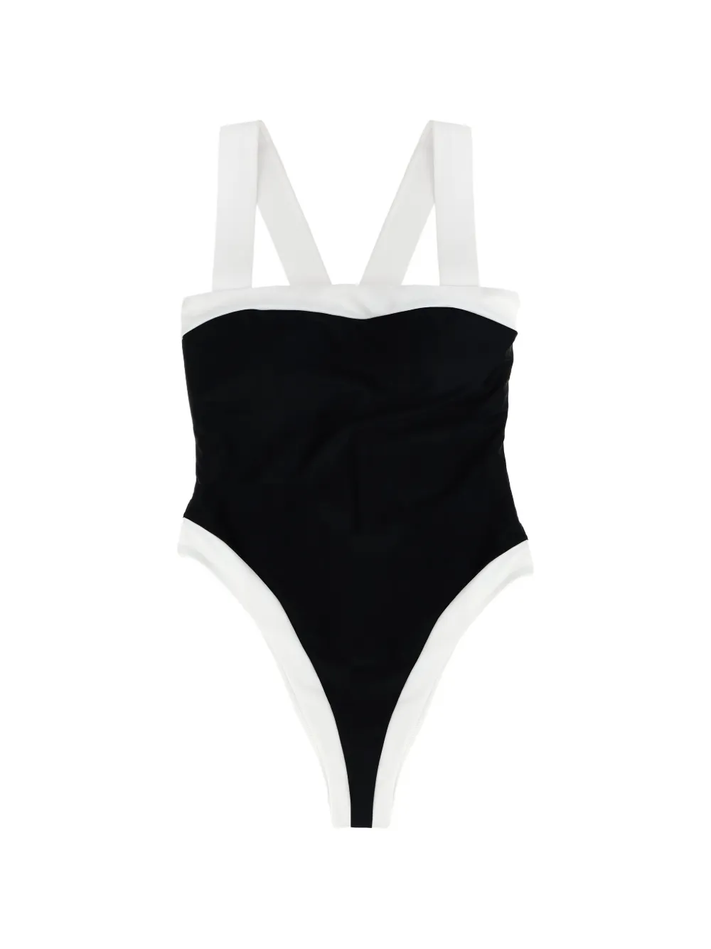 Goldbergh Hemera contrast-panel swimsuit - Nero