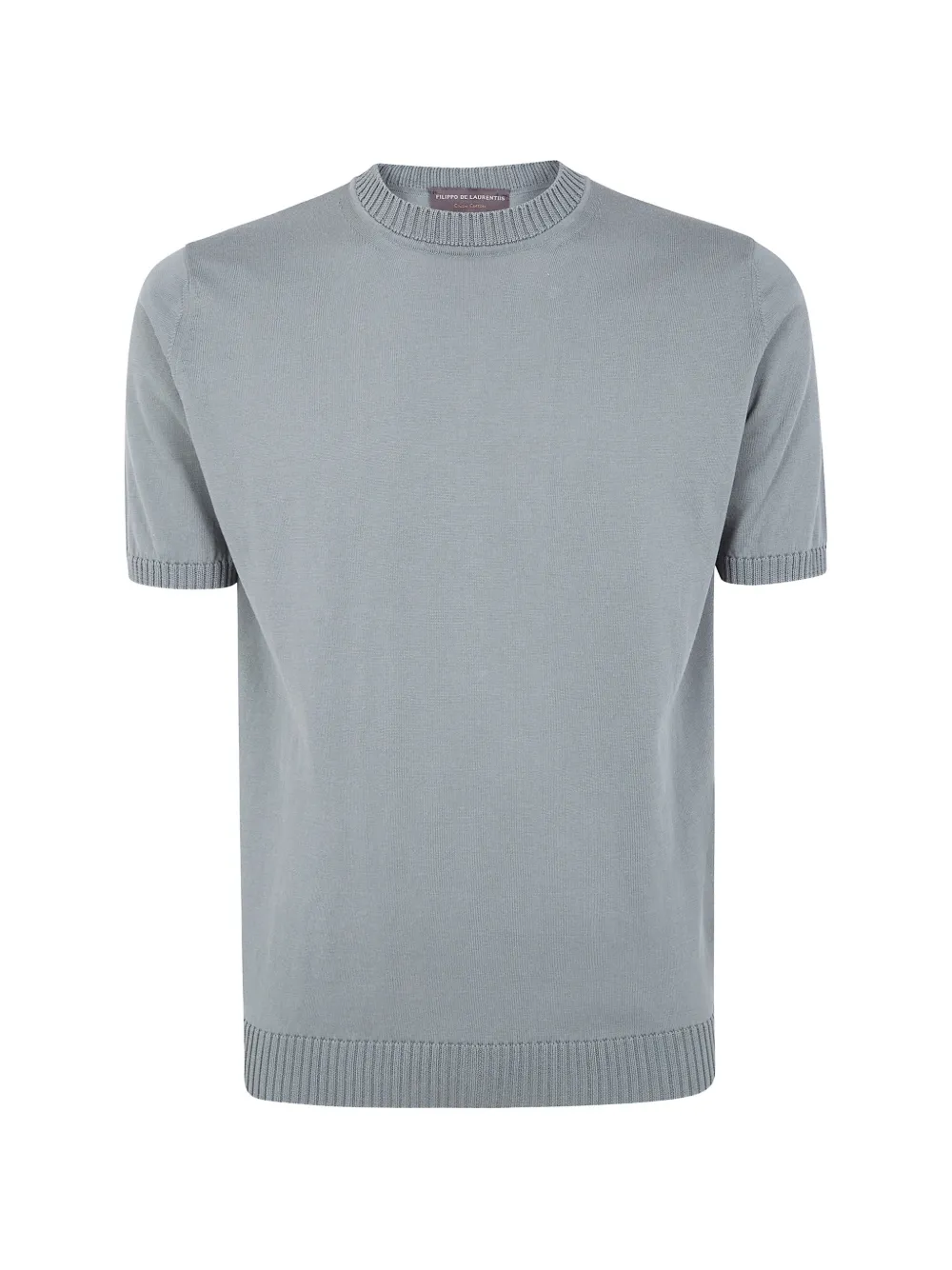 Filippo De Laurentiis short-sleeve knitted t-shirt - Grigio