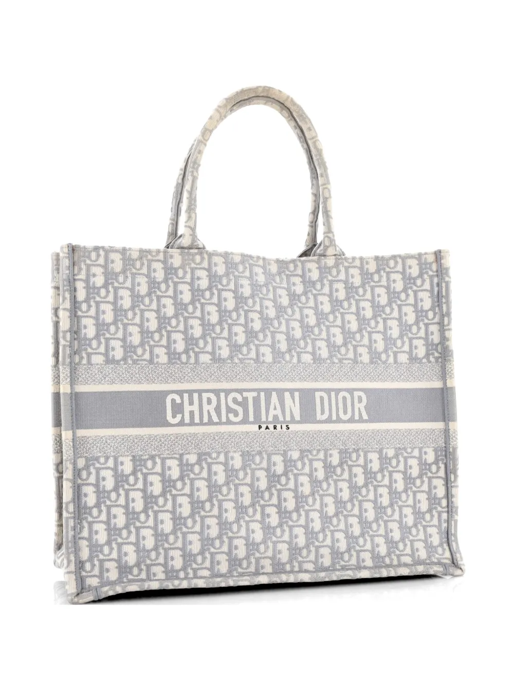 Christian Dior Pre-Owned Book Oblique Canvas Large tote bag - Grigio