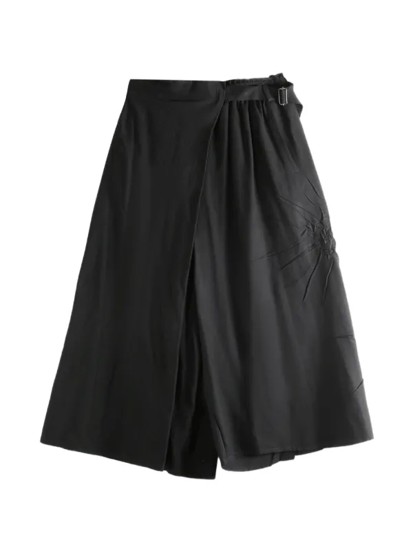 ヨウジヤマモトラップスカート Yohji Yamamoto ラップスカート | ブラック | FARFETCH JP