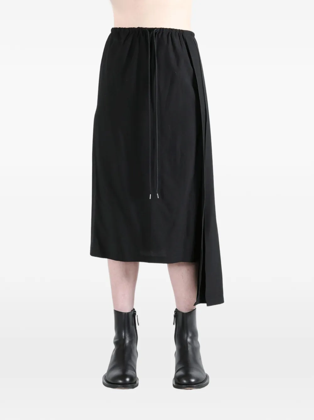 Yohji Yamamoto Asymmetrische rok Zwart
