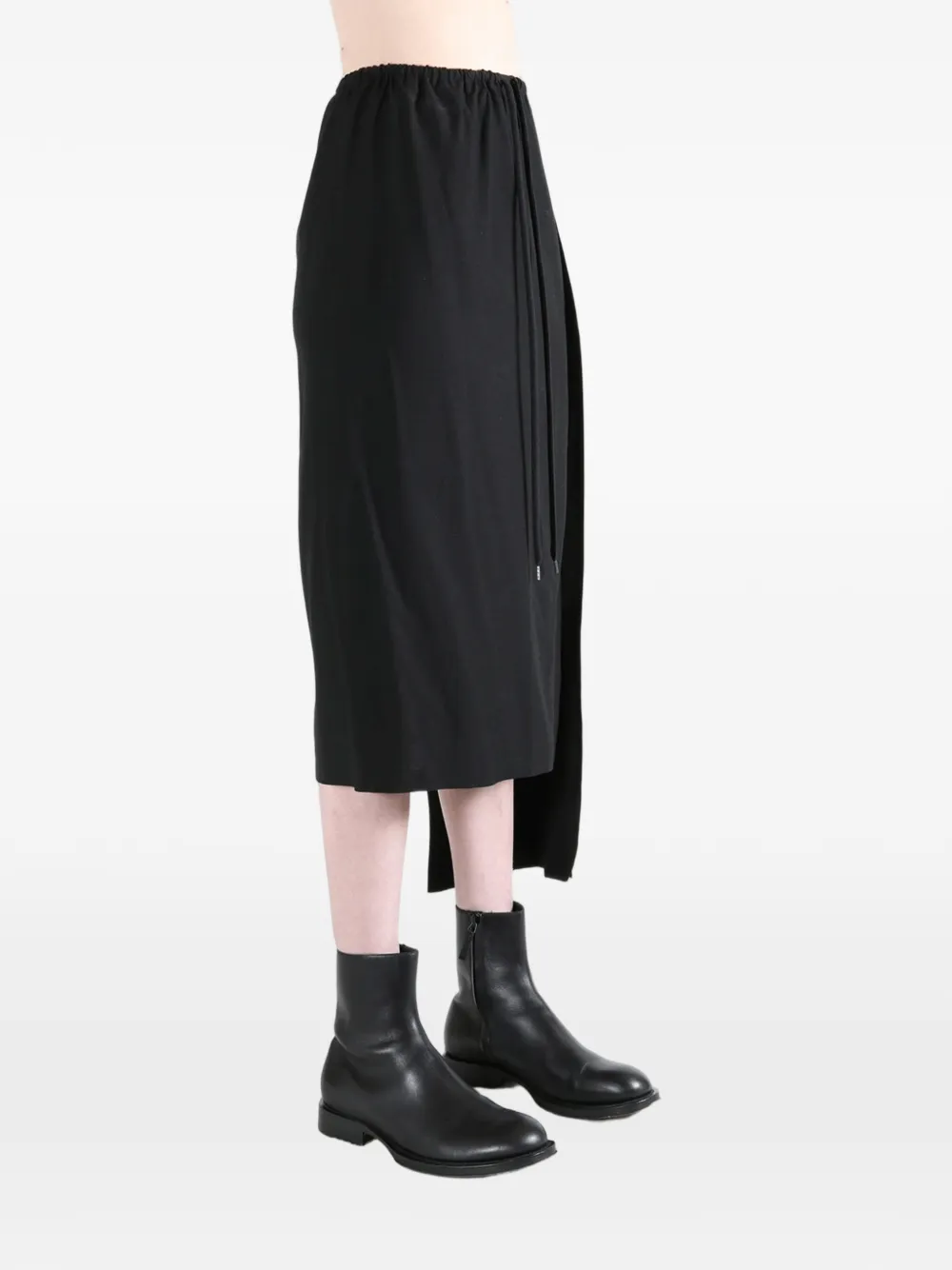 Yohji Yamamoto Asymmetrische rok Zwart