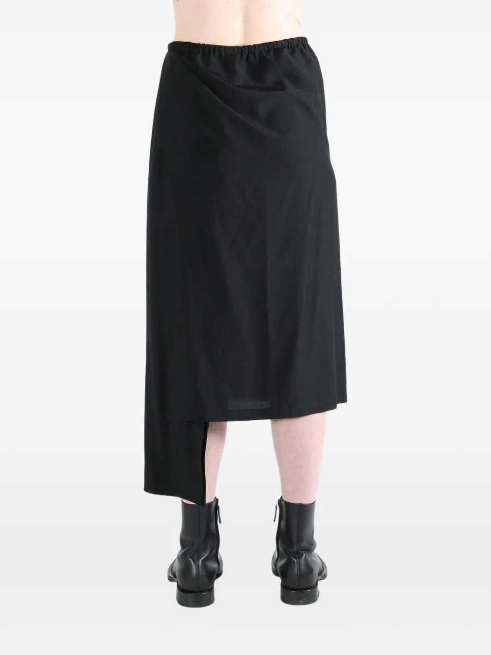Yohji Yamamoto Asymmetrische rok Zwart
