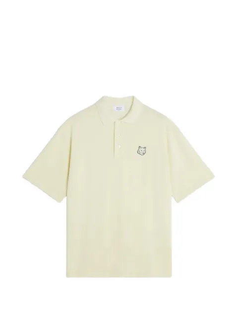 Maison Kitsuné embroidered polo shirt