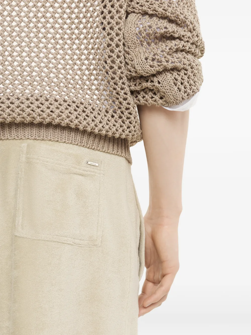 Maison Kitsuné Shorts met trekkoord Beige