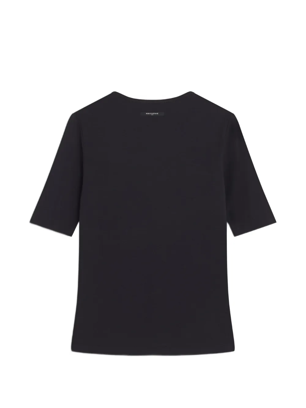 Maison Kitsuné T-shirt met ronde hals Zwart