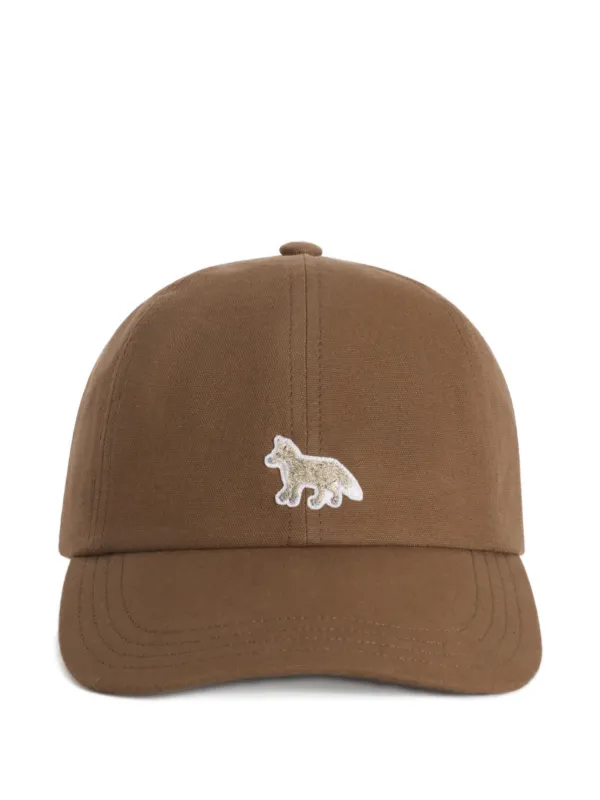 Maison Kitsuné Baby Fox キャップ | ブラウン | FARFETCH JP