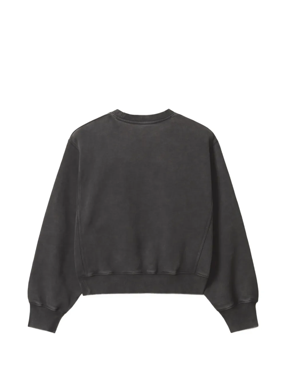 Maison Kitsuné Sweater met vervaagde kleur en logo Grijs