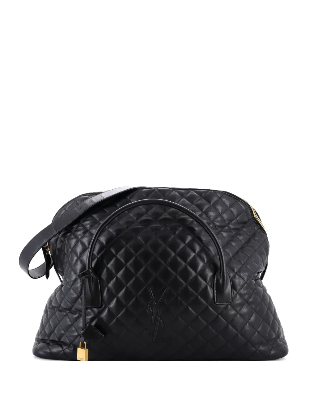 Saint Laurent Pre-Owned ES Giant Quilted Leather travel bag - Schwarz