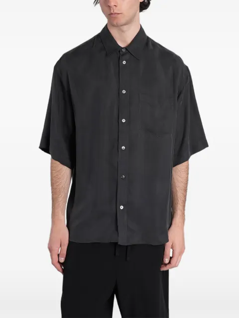 Grifoni short-sleeve chest-pocket shirt