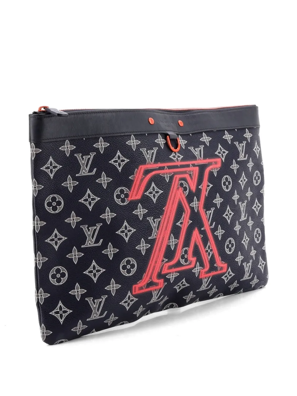  Louis Vuitton Pre-owned Pochette Apollo Limited Edition Upside Down Monogram Ink Gm Clutch Bag - Blue 