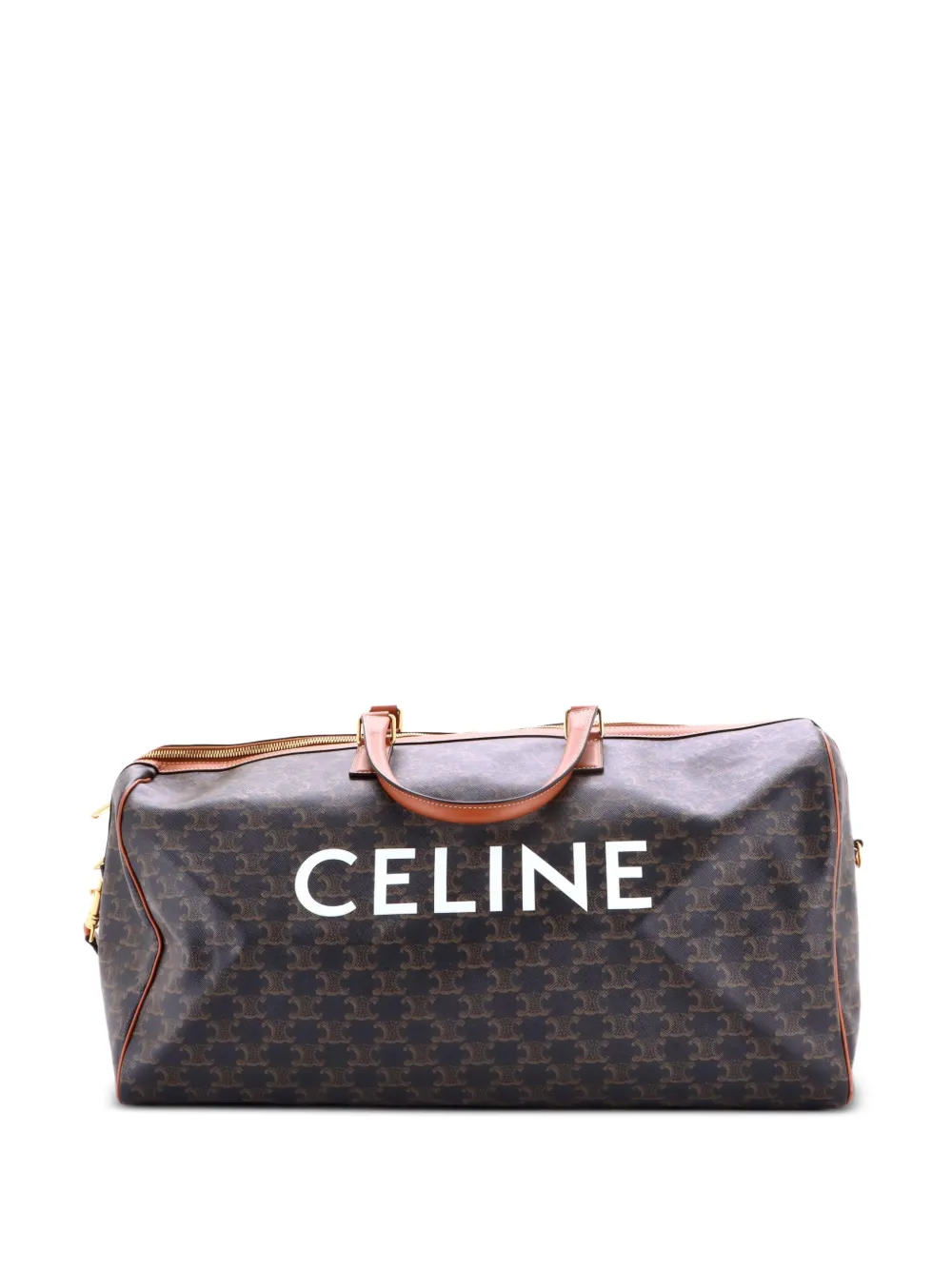 Celine Pre-Owned Voyage Duffle Bag Triomphe Coated Canvas Large travel bag - Marrone