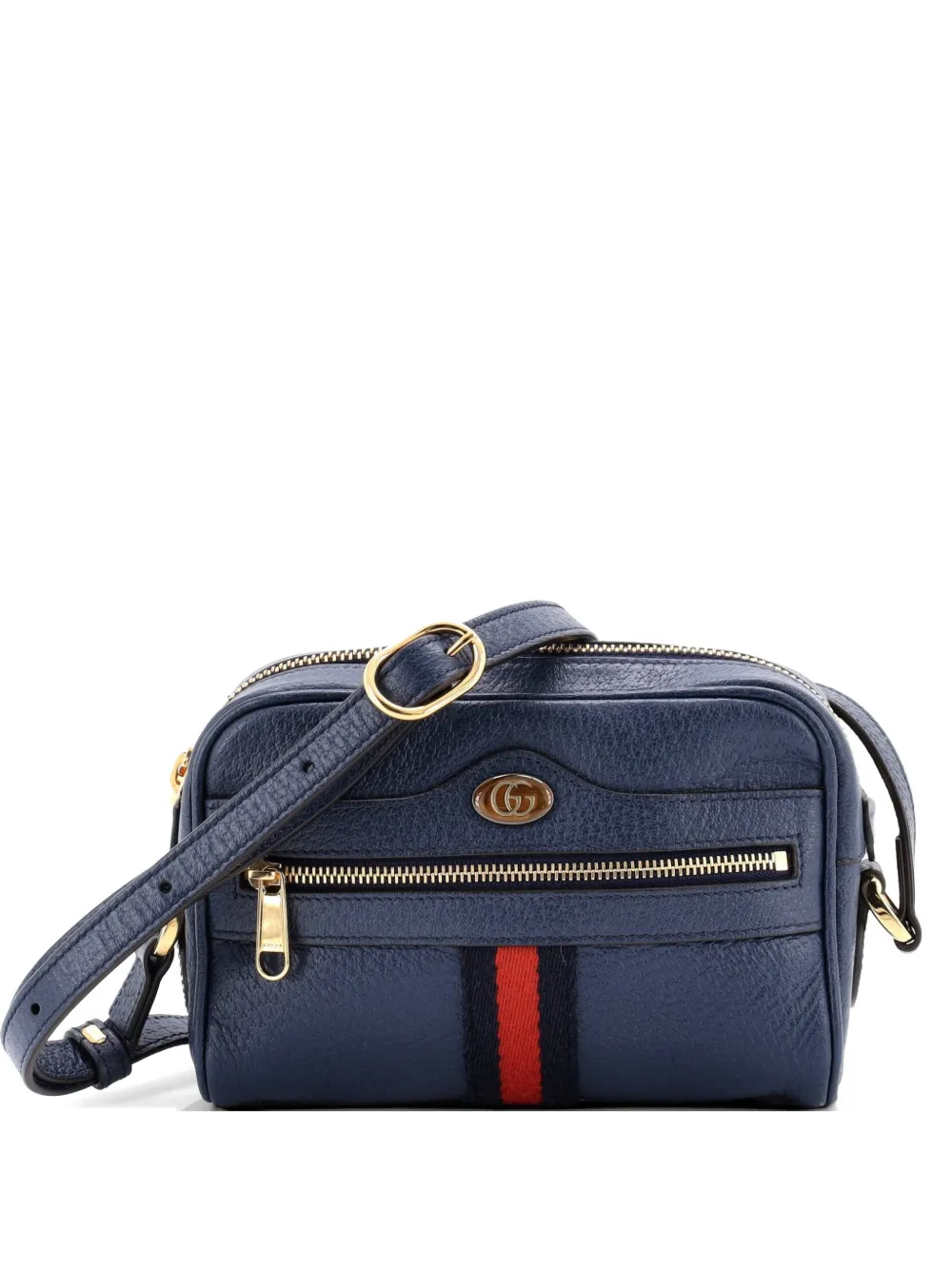 Gucci Pre-Owned Ophidia Shoulder Bag Leather Mini crossbody bag - Blue