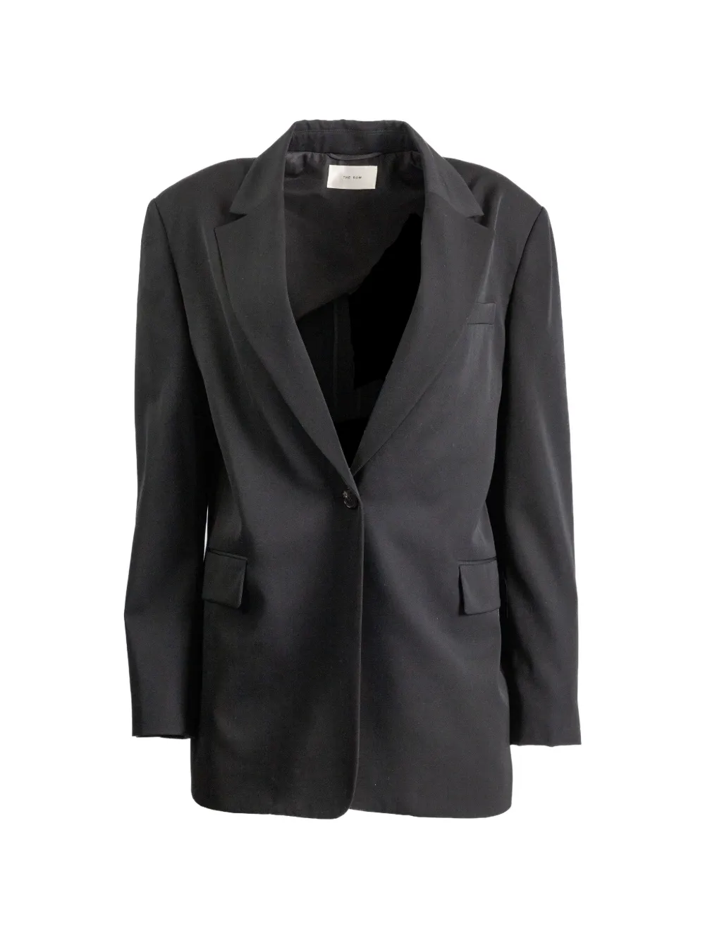 The Row single-breasted notched-lapels blazer - Nero