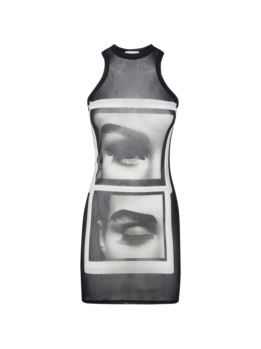 Jean Paul Gaultier photograph-print mini dress - Nero