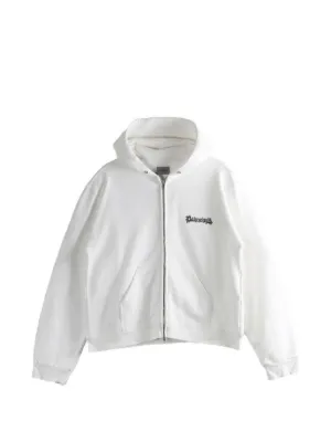 Balenciaga ジップアップ パーカー | ホワイト | FARFETCH JP