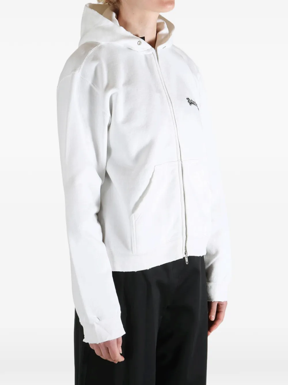 Balenciaga Hoodie met print Wit