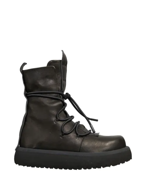 PURO leather lace-up boots