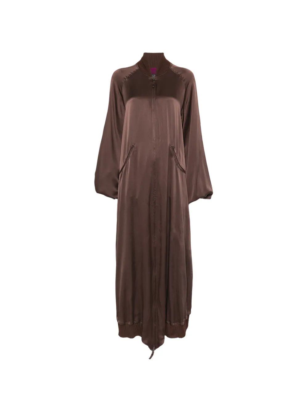 Jean Paul Gaultier Pre-Owned 1990s ruched-back coat - Marrone