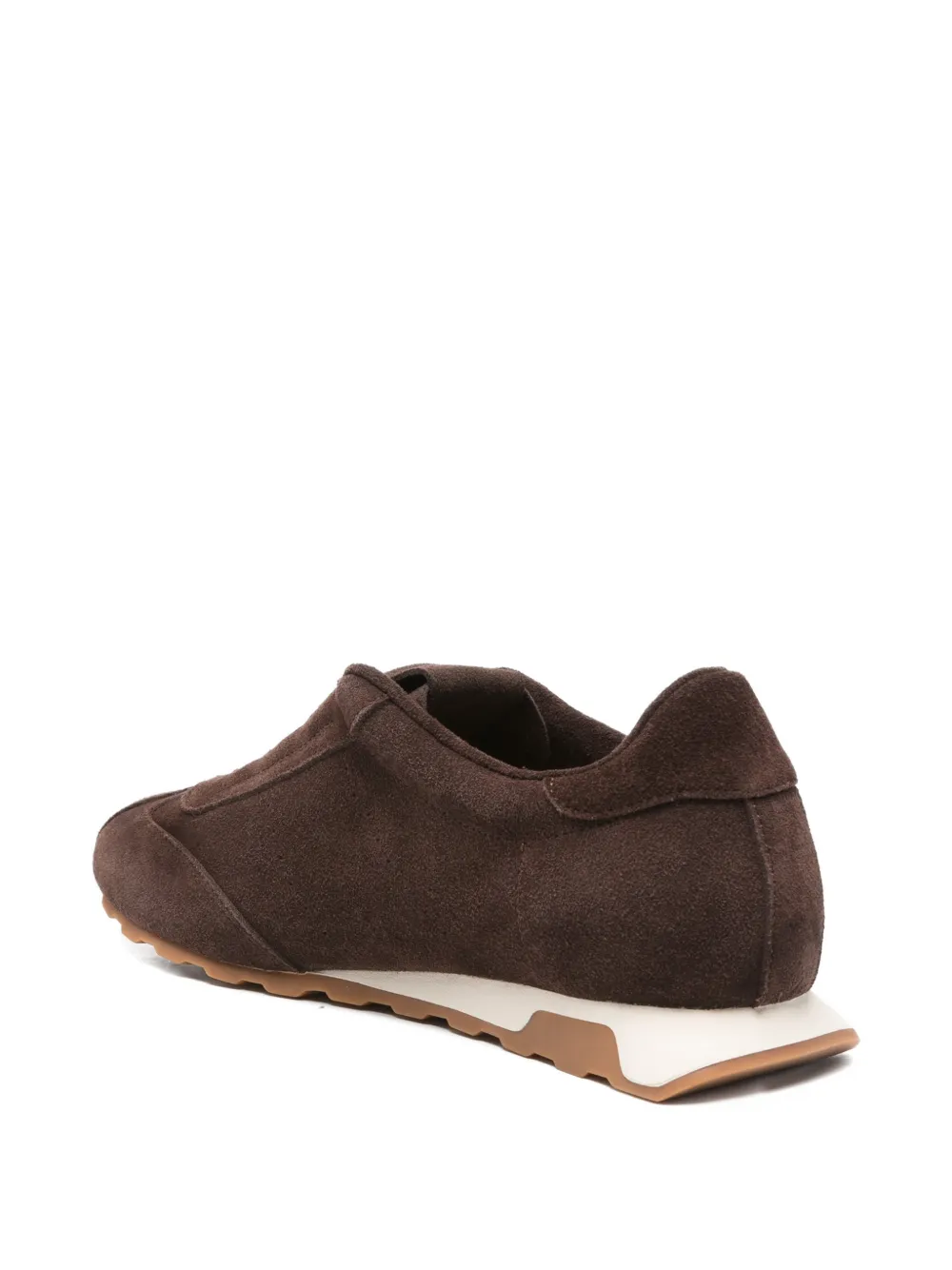 ADRIANNA FERETTI Suède sneakers Bruin