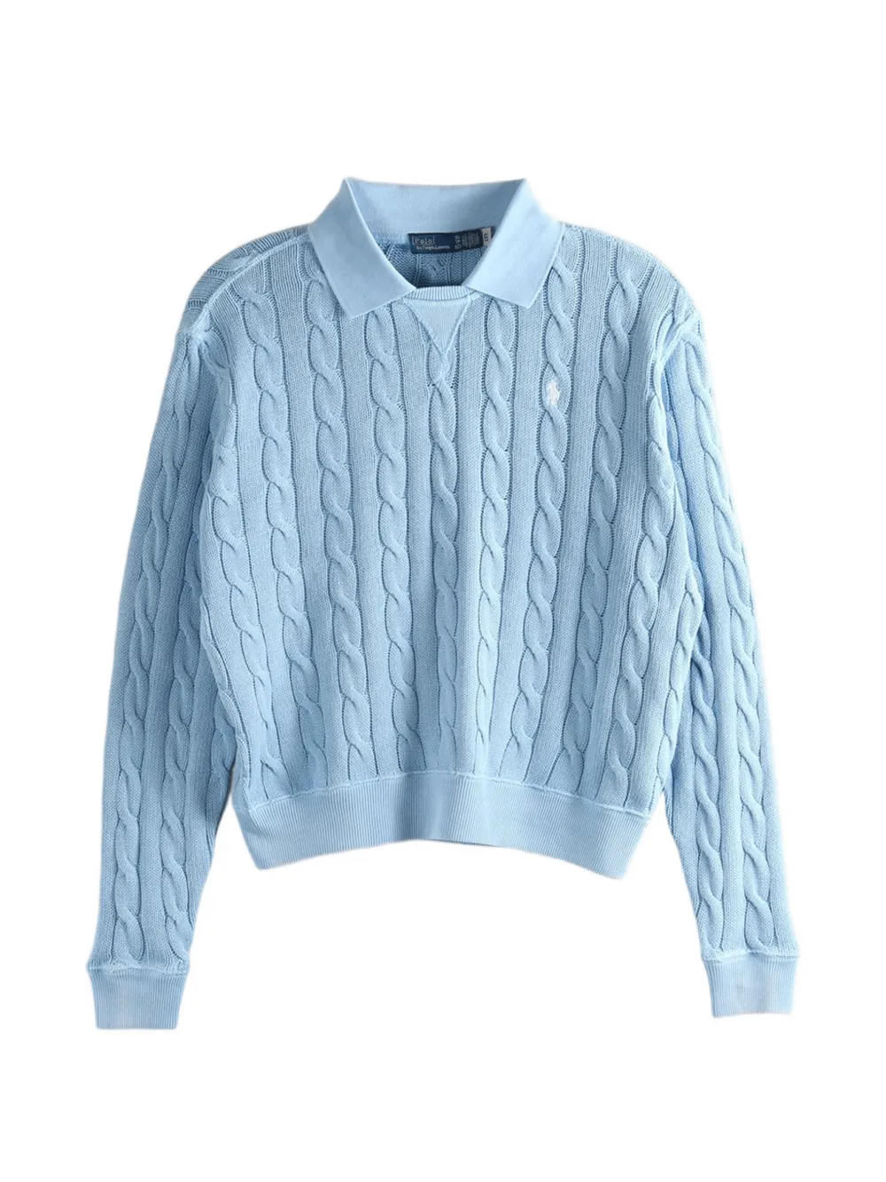 Polo Ralph Lauren Maglione con lavorazione intrecciata - Blu